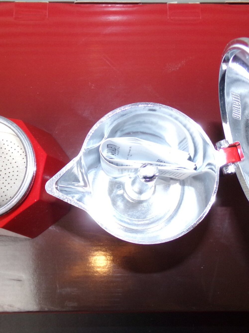 BIALETTI Rainbow (Red) 6 cup Express Maker New - Picture 9 of 11